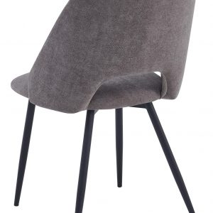 Sedia moderna imbottita Jamie tabacco