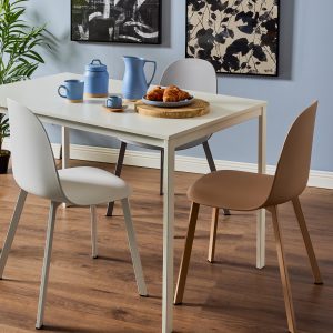 Sedia Mael in polipropilene bianca