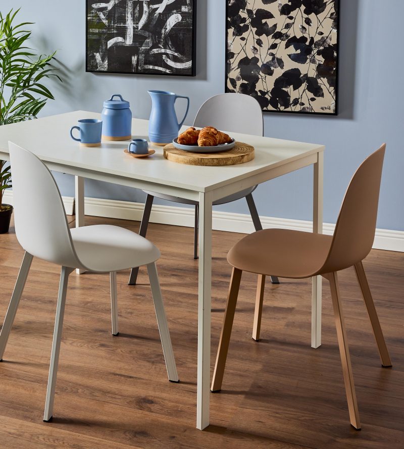 Sedia Mael in polipropilene bianca