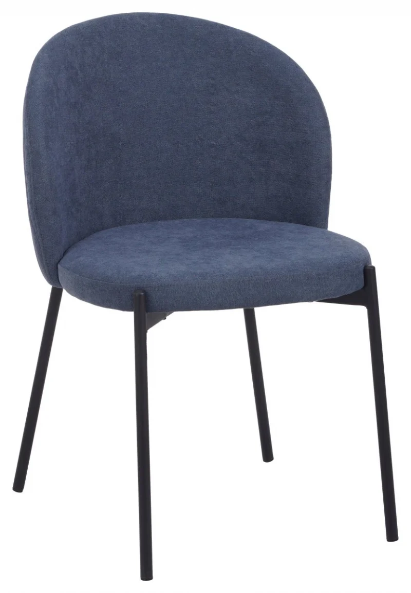 0051370 Sedia Shelly in tessuto blu 320 gr