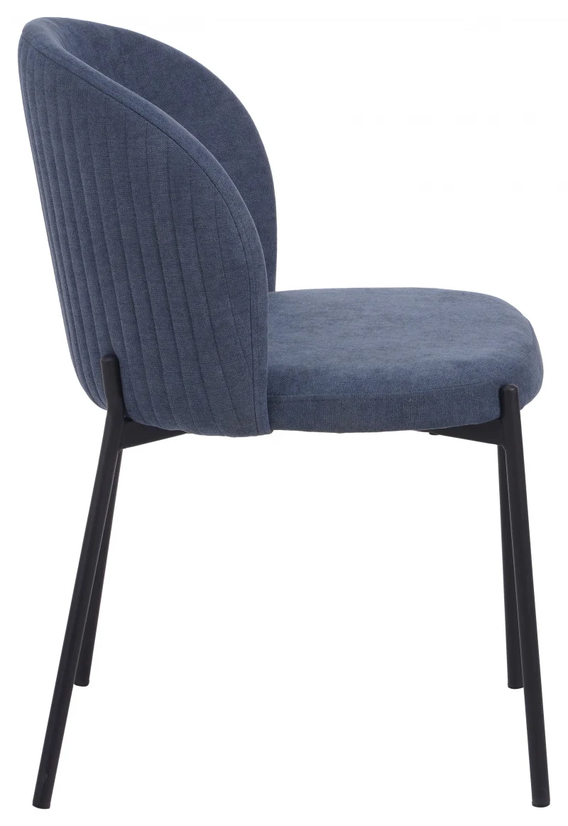 0051370_(2) Sedia Shelly in tessuto blu 320 gr