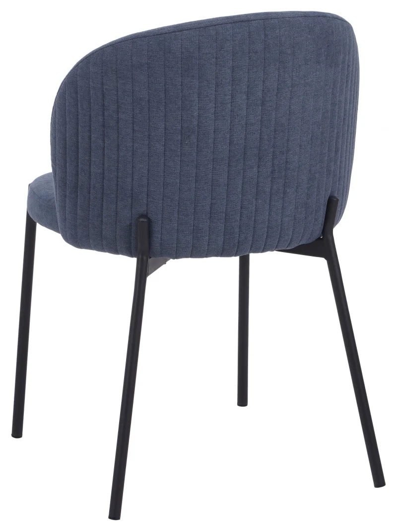 0051370_(3) Sedia Shelly in tessuto blu 320 gr