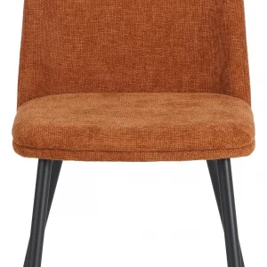0051480 Sedia Tracy in tessuto color mattone