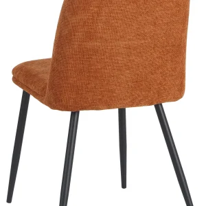 0051480_(2) Sedia Tracy in tessuto color mattone