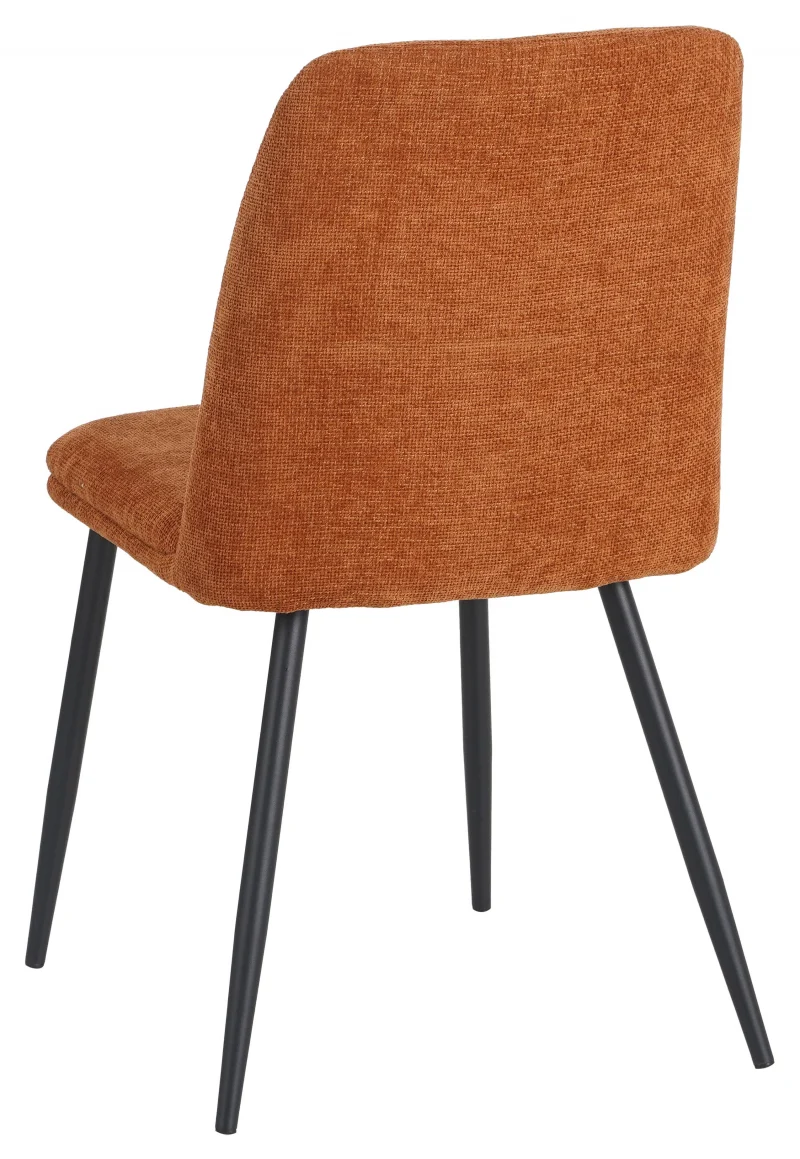 0051480_(2) Sedia Tracy in tessuto color mattone