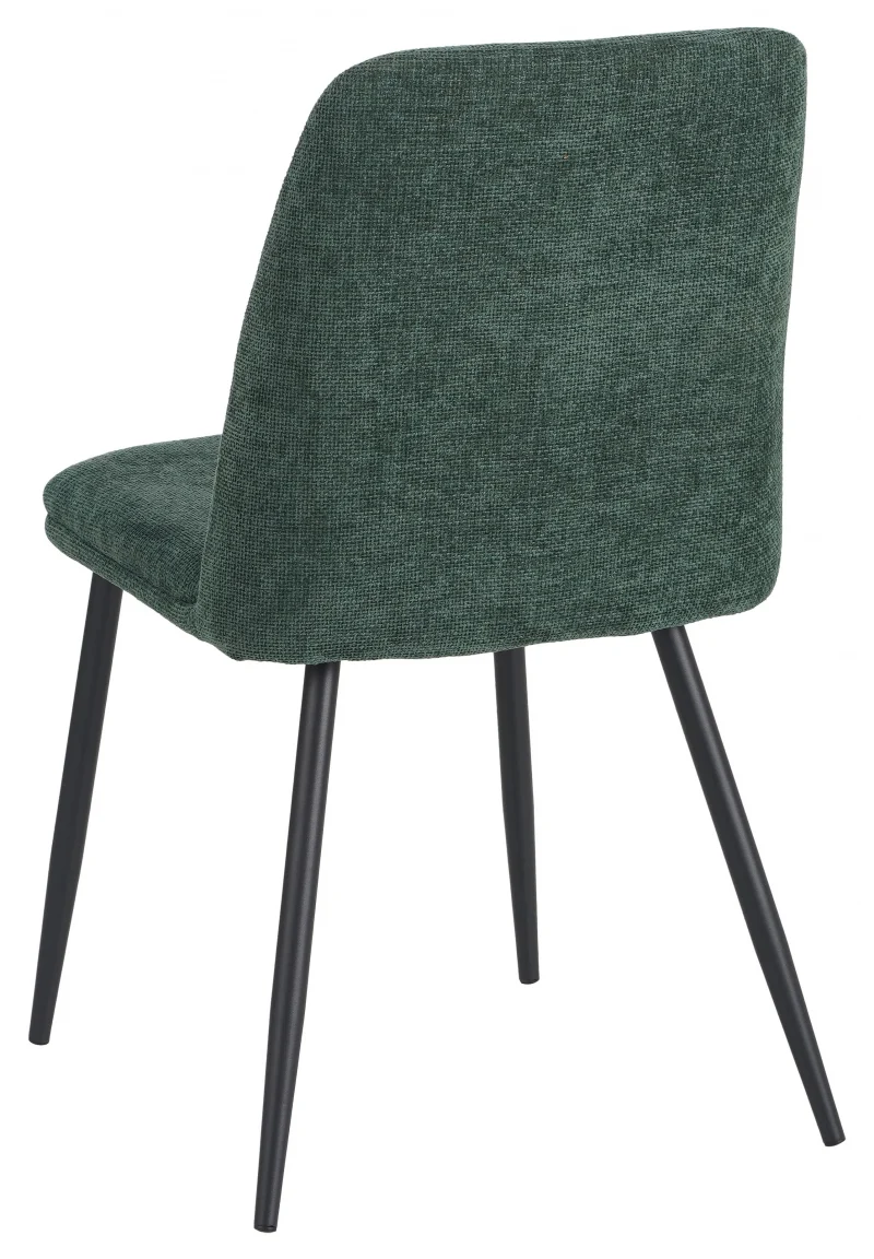 Sedia Tracy in tessuto colorverde scuro