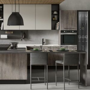 02-cucina-moderna-nevada_ossido-grigio_seta-bianco-opaco-1-1536x648 Cucina moderna NEVADA - Mobilturi