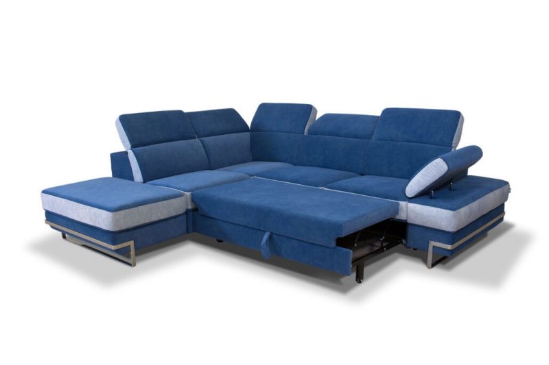 Divano angolare MIRABELLA con letto e  angolo contenitore