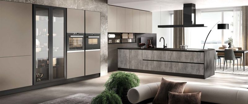 05-cucina-futura-rovere-pietra-grigio-fango-opaco Cucina Moderna FUTURA - Evo Cucine