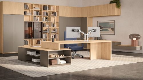 Scrivania direzionale appoggio