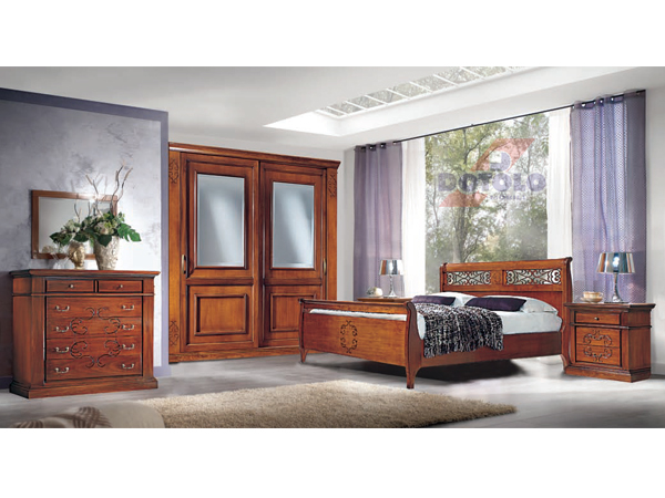 Camera matrimoniale in legno