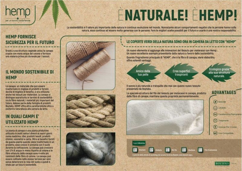 TK® Hemp - Il materasso naturale