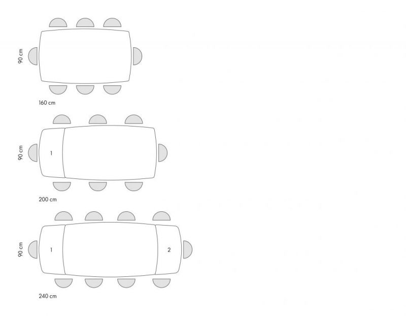 Tavolo allungabile Nòvera in ceramica