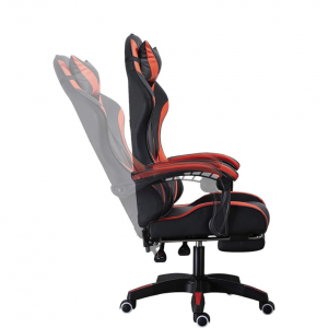 148/02 Poltrona Gaming Rossa e Nera