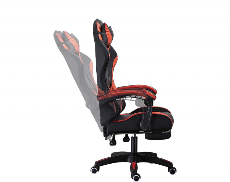 148/02 Poltrona Gaming Rossa e Nera