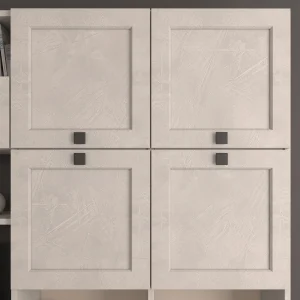 Parete attrezzata Laura spatolato