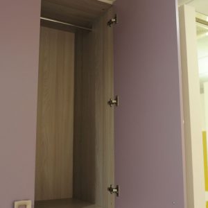 Cameretta Doppio Ponte -  Doppio Letto Singolo Betulla, Malva E Salvia