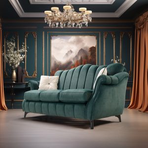 Divano classico ANITA 3 posti con 2 cuscini