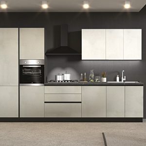 Cucina moderna con gola 363 cm