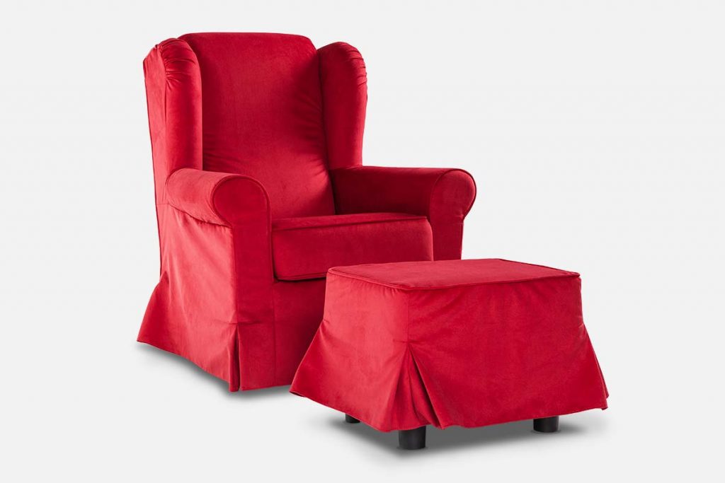 Poltrona GINEVRA con poggiapiedi