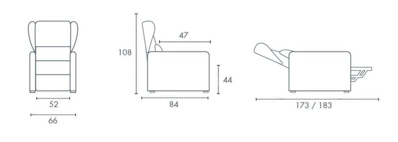 Poltrona Relax MIRA Lift 2 Motori