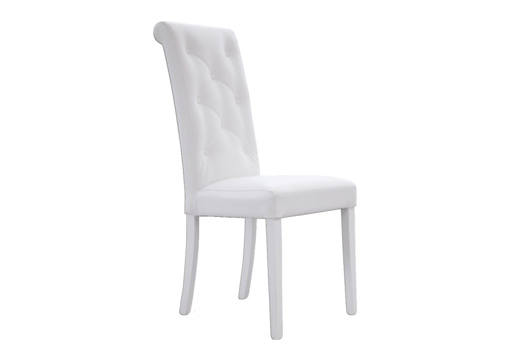 SEDIA_FEDE_CAPITONNE-BIANCA_DOTOLO_MOBILI Sedia Fede capitonnè bianca