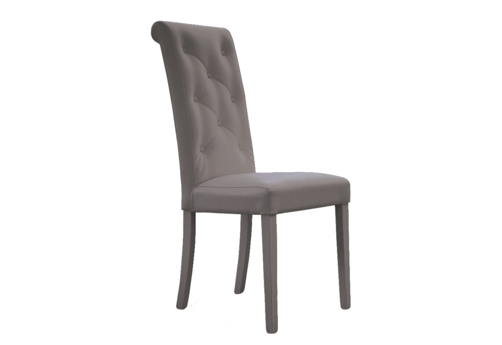 Sedia Fede capitonnè grigia