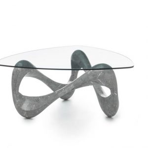 Tavolino TETRIS Pietra Fossile Grigia