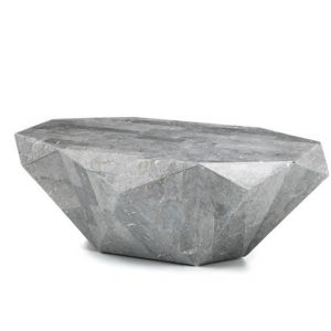 Tavolino DIAMOND medium in pietra grigia