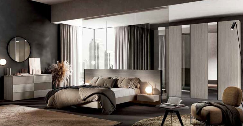 VQ3112 Camera matrimoniale moderna VQ3112 – Artemide Visone