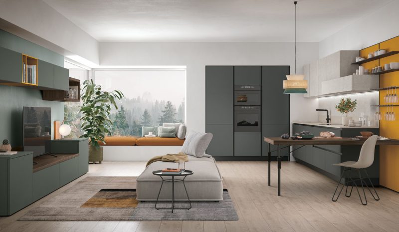 YOUNG 05 VISTA 01_POST.tif Cucina moderna YOUNG - Stosa Cucine