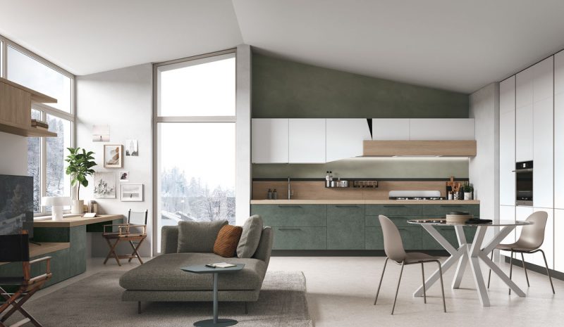 YOUNG 3 VISTA 01_GENERALE B.tif Cucina moderna YOUNG - Stosa Cucine