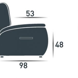 Poltrona elettrica  Atene Lift 2  Motori