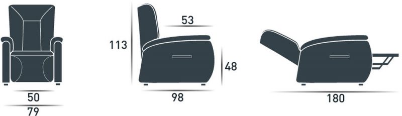 Poltrona elettrica  Atene Lift 2  Motori