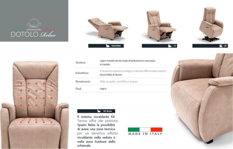 Poltrona elettrica  Atene Lift 2  Motori