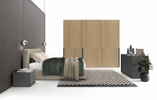 Camera Matrimoniale Moderna anta scorrevole 02CM