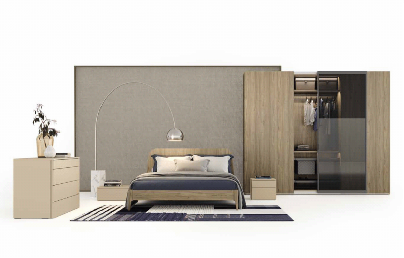 Camera Matrimoniale Moderna anta scorevole 06CM