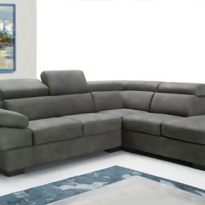 Divano Calipso  angolare con pouf contenitore