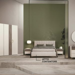 128/02 Divano Moderno Alessia angolare con letto estraibile