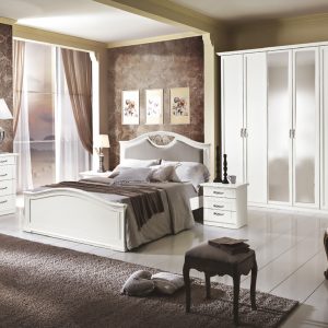 Camera matrimoniale DEMETRA  bianco frassino