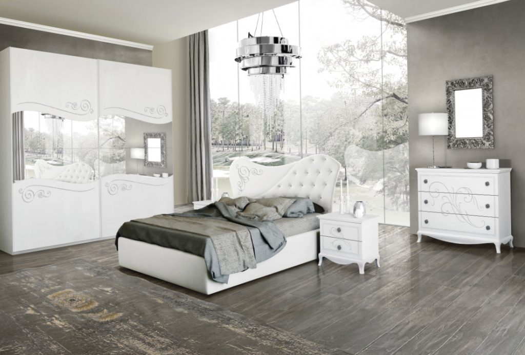 Camera matrimoniale NUVOLA  bianco frassino