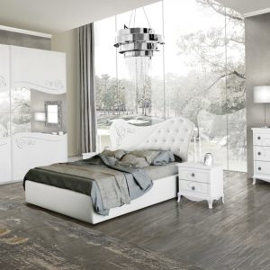 Camera matrimoniale NUVOLA  bianco frassino