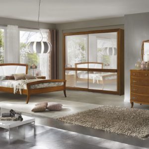 Camera matrimoniale SOLE  noce patinato