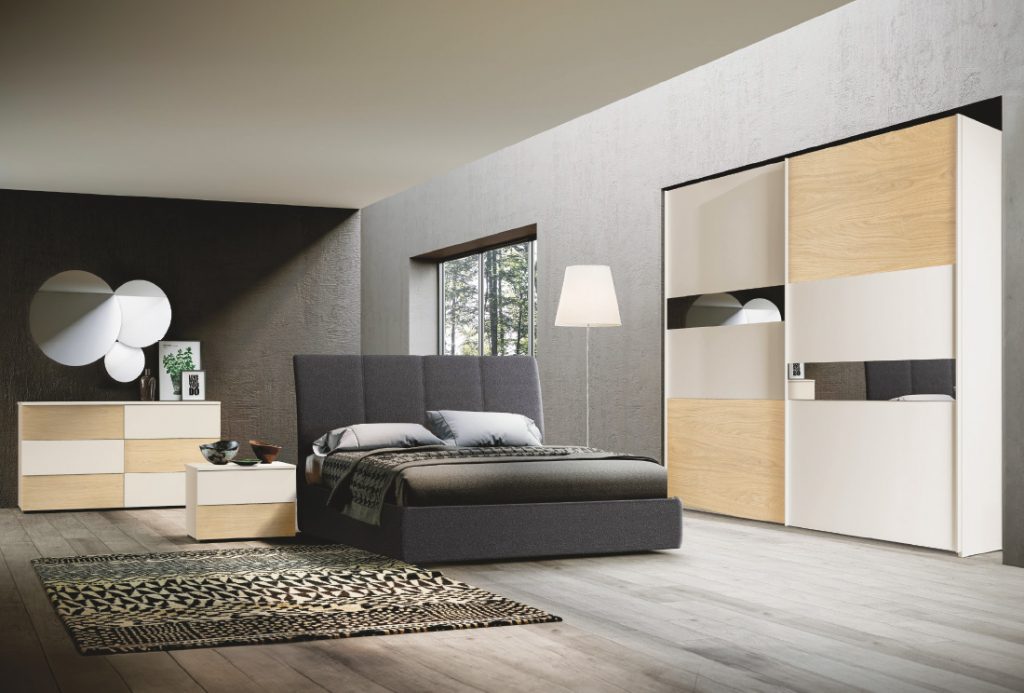 Camera matrimoniale SPOT/TWIST moderna con 2 ante SCORREVOLI