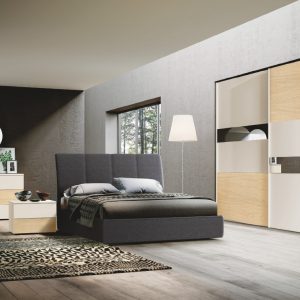 Camera matrimoniale SPOT/TWIST moderna con 2 ante SCORREVOLI