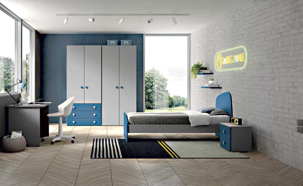 Cameretta con letto singolo