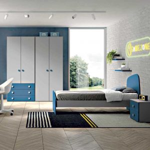 Cameretta con letto singolo