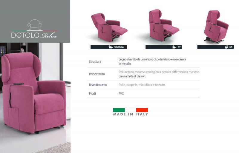 carina_dotolo_relax_2 Poltrona Relax Carina Lift 1 Motore