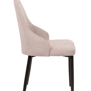 Sedia Chantal in tessuto beige