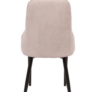 Sedia Chantal in tessuto beige
